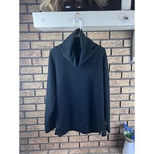 Gapfit Hoodie Tunic Pullover Long Sleeve Thumb Hole Charcoal Tencel Blend Size X